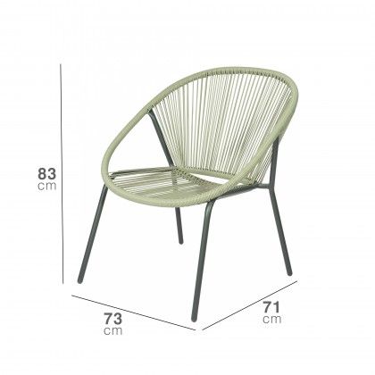 Cadeiro Jardim 73X71X83CM