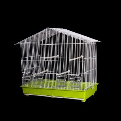 Gaiola Rola Melro Plastificada Malha Canrio 64.5X31.5X56CM