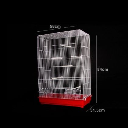 Gaiola Viveiro Lux Plastificada 58X31.5X84CM