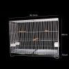 Gaiola Dupla I Plastificada Retangular 92.5X42X68CM
