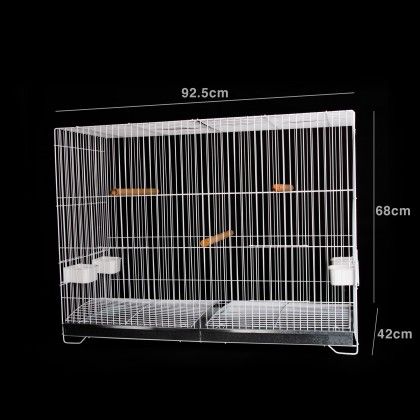 Gaiola Dupla I Plastificada Retangular 92.5X42X68CM