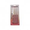 Faca Churrasco Cabo Madeira Polywood Pack 6