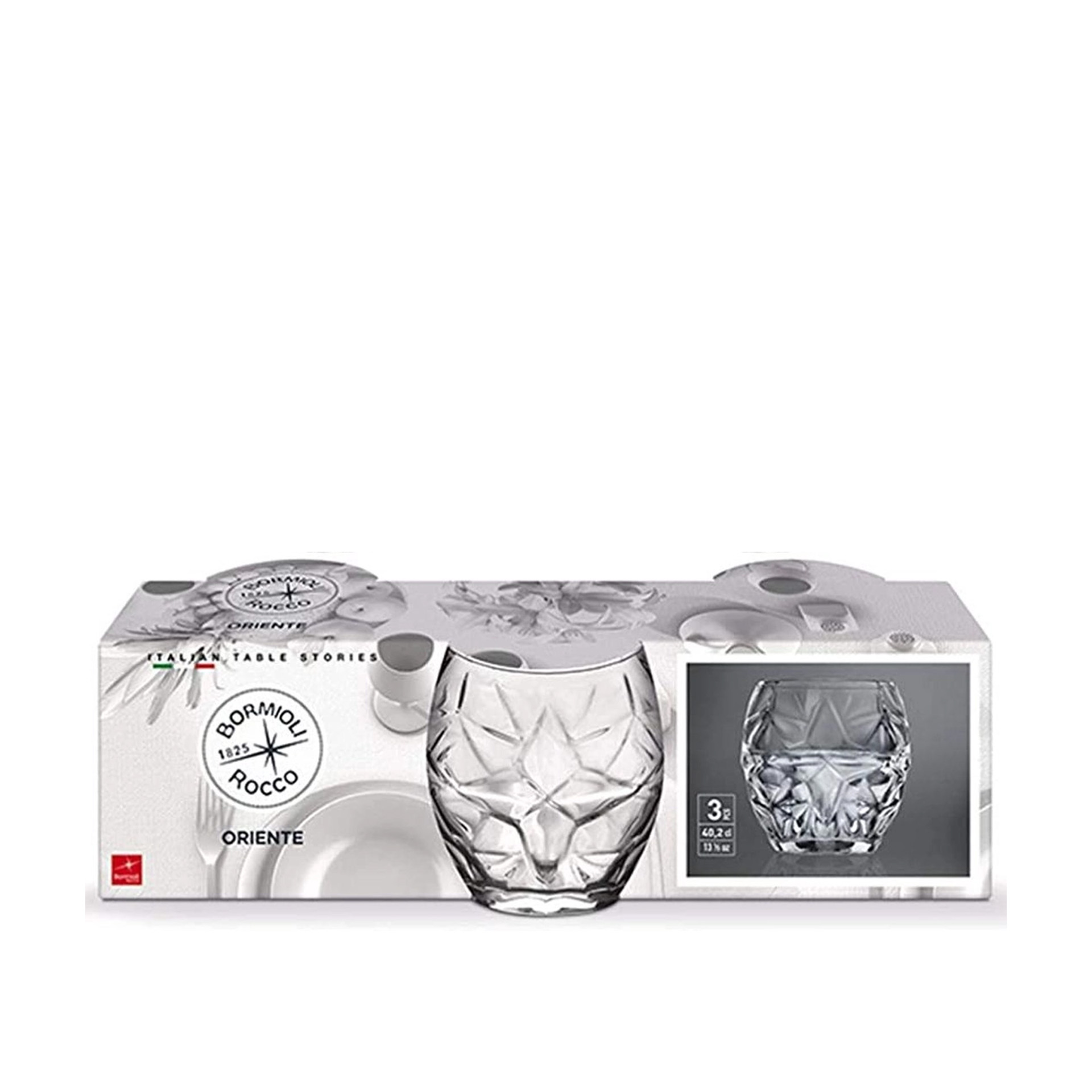 Copo Oriente Vidro Sem Pé 40.2cl Pack 3