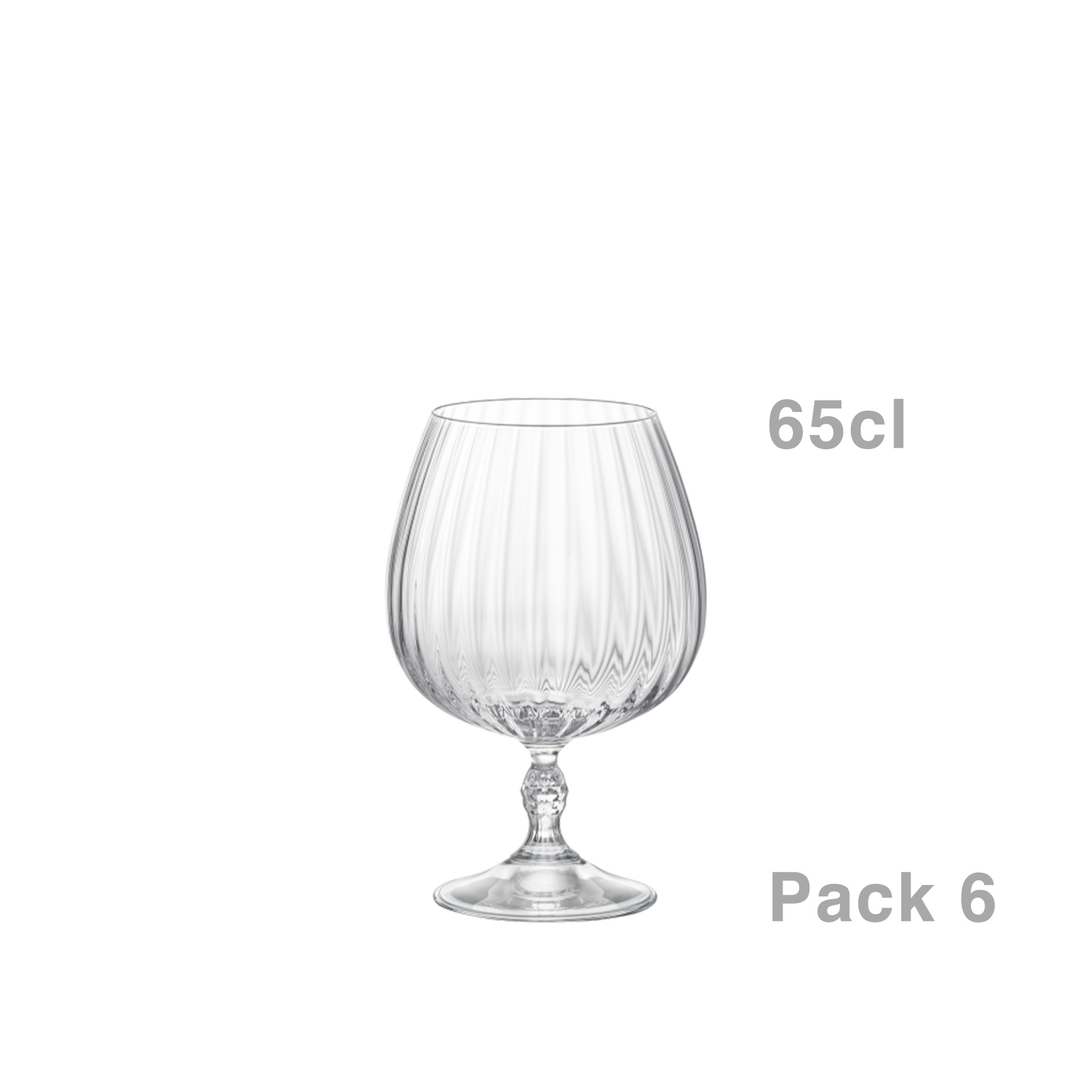 Copo Cognac America 65cl Pack 6