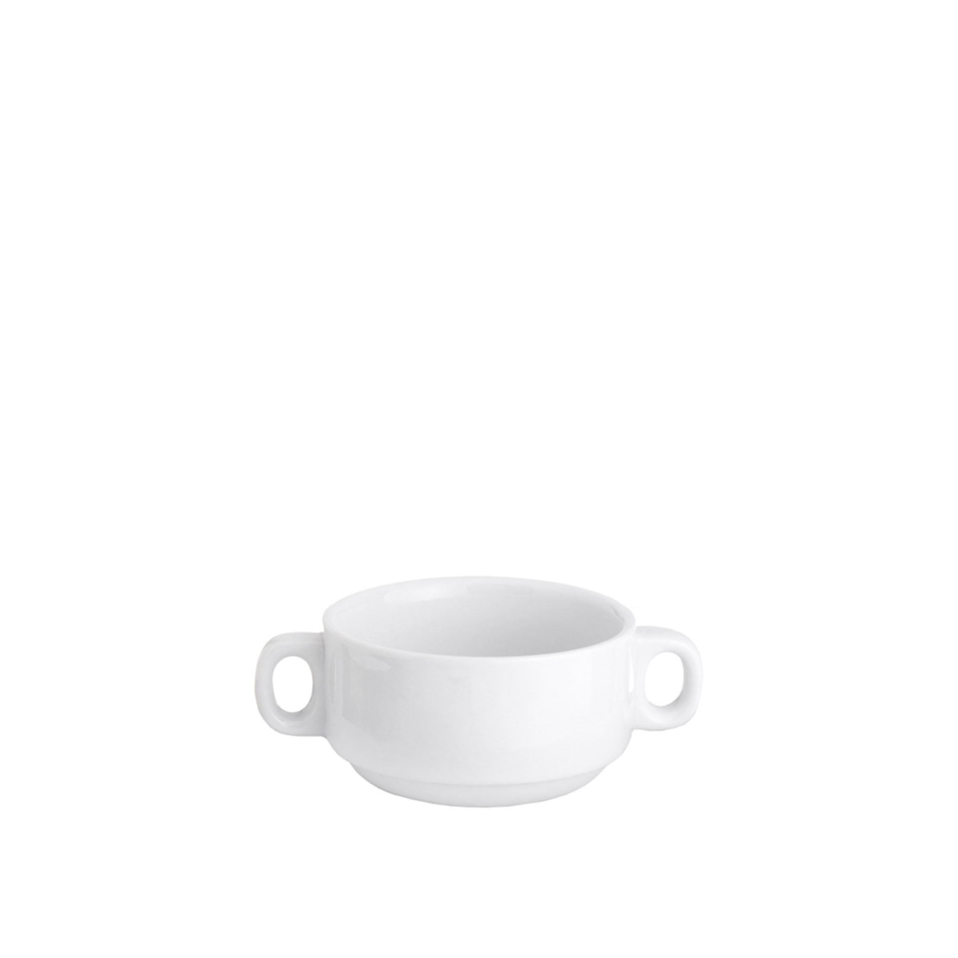 Chávena Almoçadeira Porcelana com Asas 300ml 10X6cm