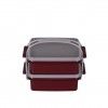 Caixa Hermtica Codil Trio Retangular com Asa 2X1000ml 19X16X11.5cm