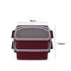 Caixa Hermtica Codil Trio Retangular com Asa 2X1000ml 19X16X11.5cm