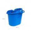 Balde com Espremedor Azul 15L 29X34cm