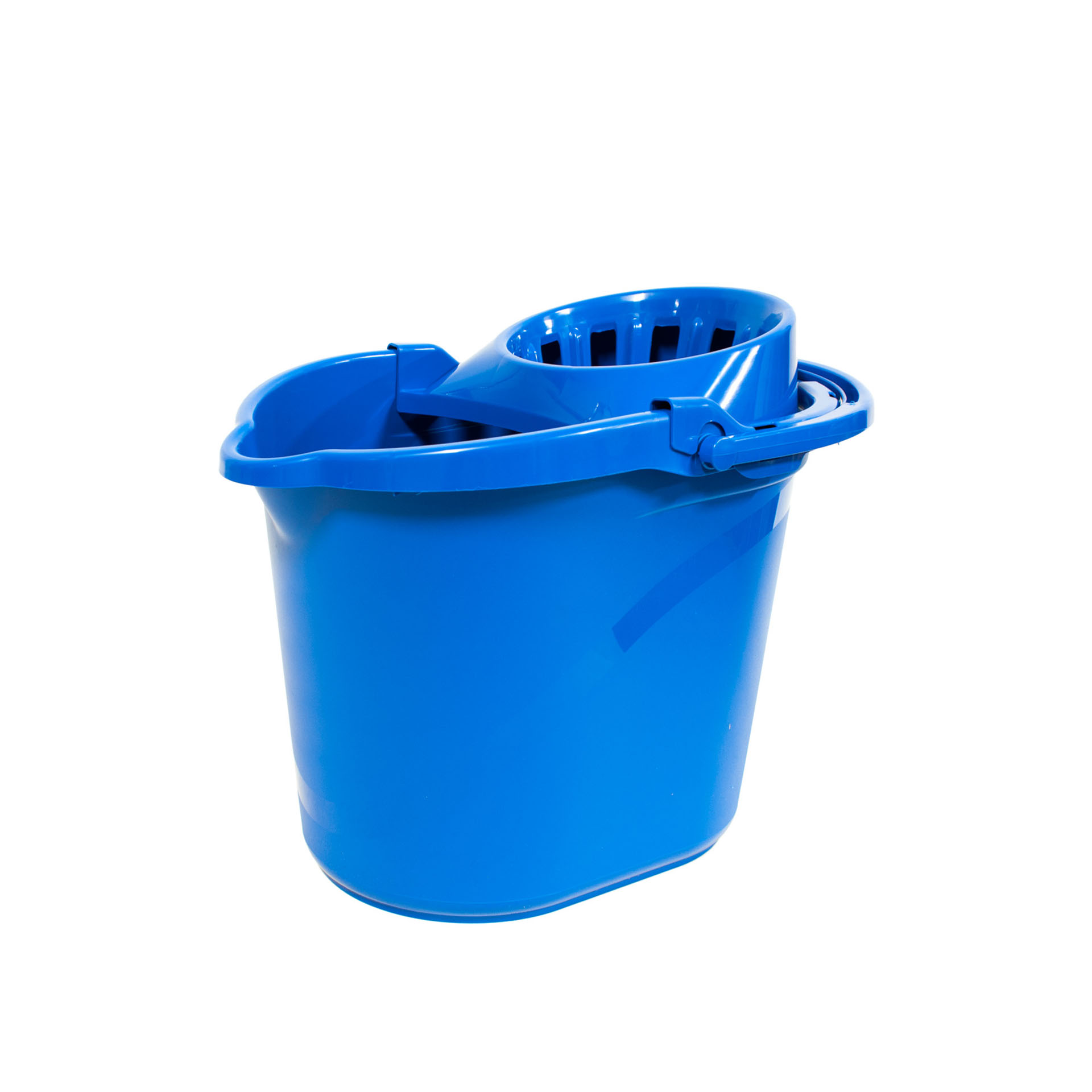 Balde com Espremedor Azul 15L 29X34cm