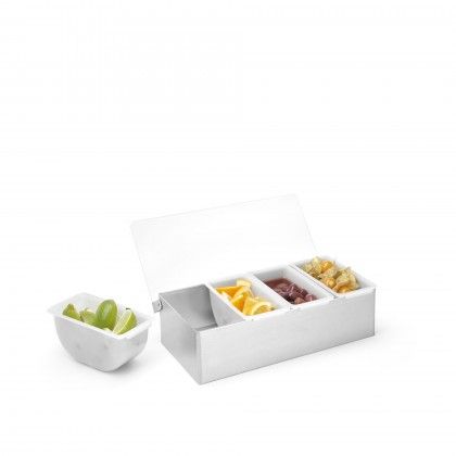 Porta Condimentos com 5 Divises 37.5X14X9CM