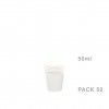 Copo Caf Carto Branco 60ML Pack 50