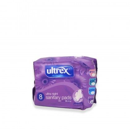 Pensos Higinicos Ultrex Ultra Night Pack 8