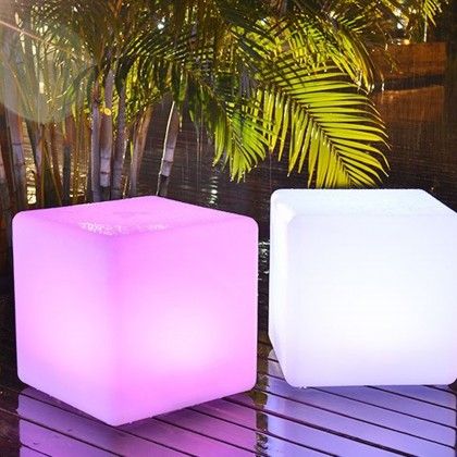 Candeeiro com Bateria Recarregvel Multicor 20X20X21cm