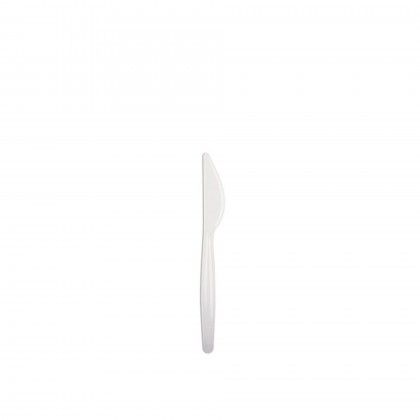 Faca Plástico Cristal Branco 19.6cm Pack 100 Faca Plástico Cristal Branco 19.6cm Pack 100