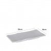Travessa Melamina Retangular Branco 25X15X2,5cm