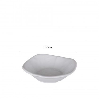 Taa Melamina Mamba Quadrada Branco 12.7cm