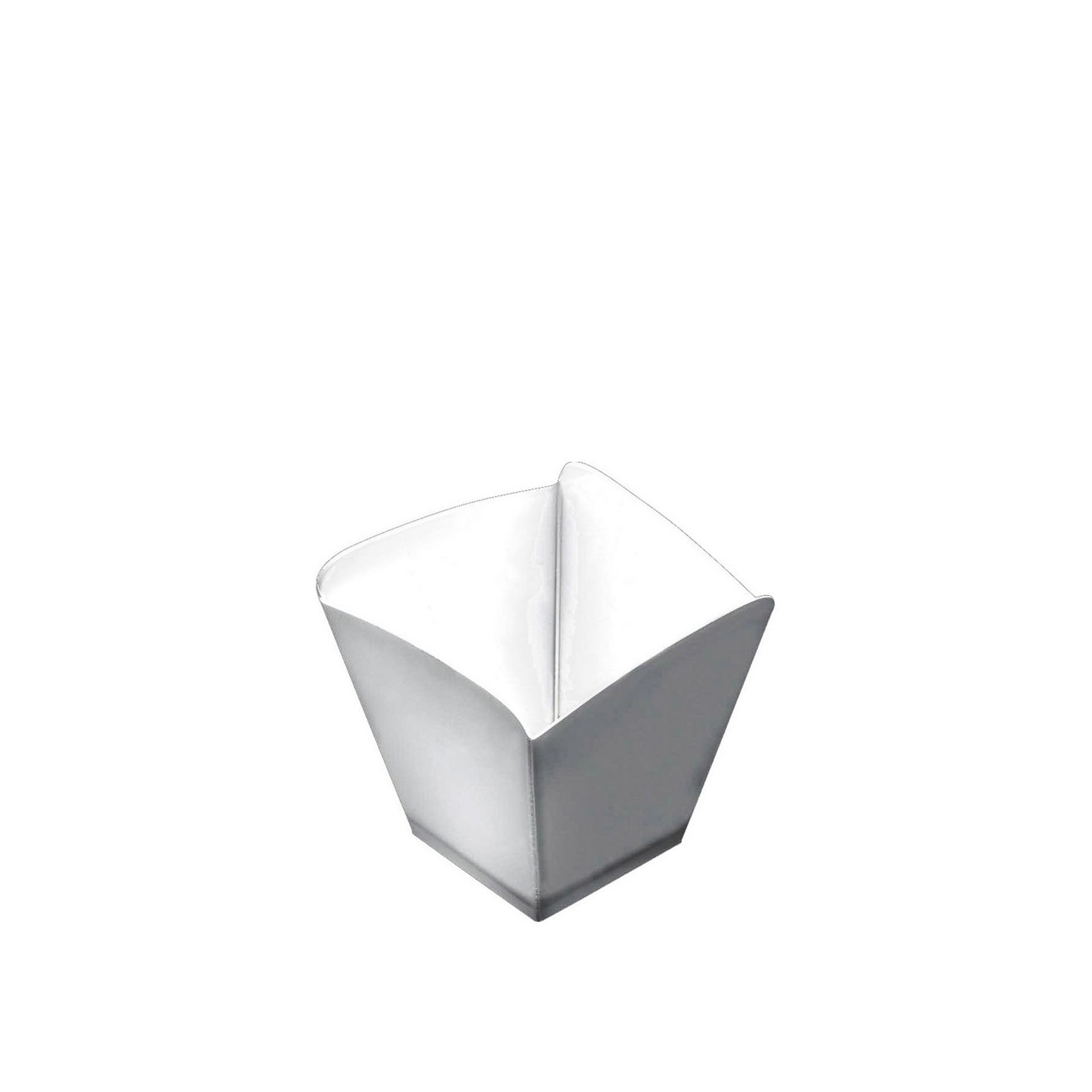 Taça Reutilizável Onda Fingerfood Branco 100ml Pack 25