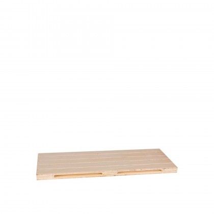 Palete Buffet Madeira Mini Bege 40X15X2cm