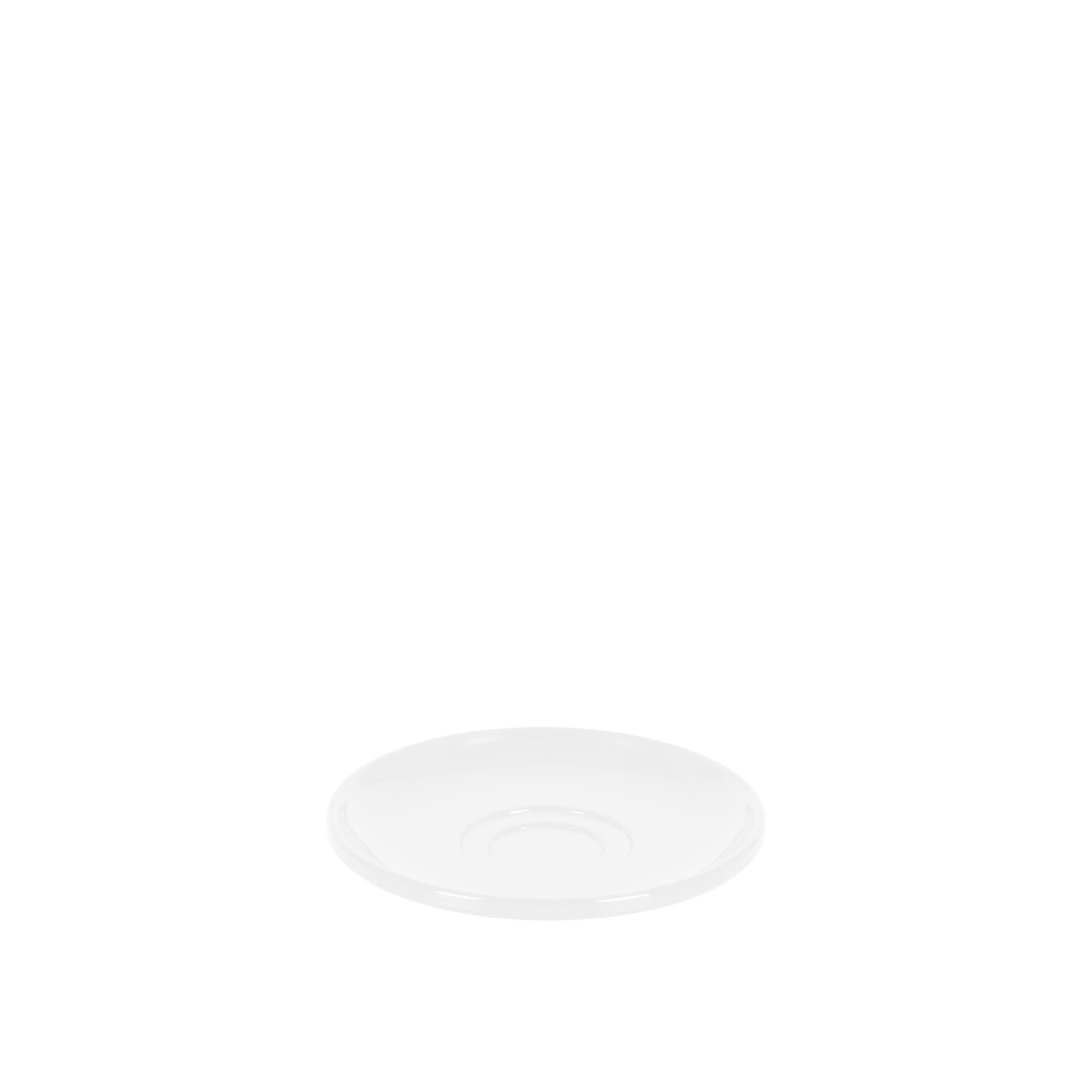 Prato Melamina Iris Branco 13.5cm