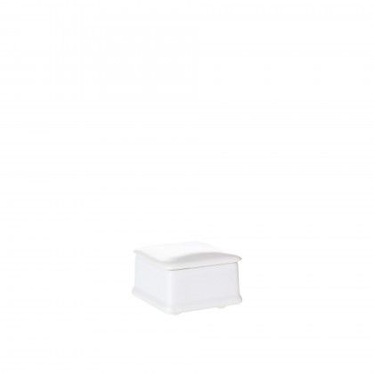 Caixa Porcelana Turismo Branco 6.5X6.5X4cm