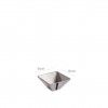 Taça Melamina Ming Prateado 14X14X7cm Taça Melamina Ming Prateado 14X14X7cm