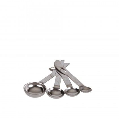 Colher Medidora Inox Pack 4