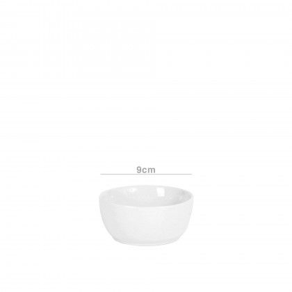 Taça Porcelana Branco 9X4cm
