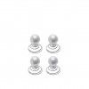 Gancho Cabelo Titania Espiral 1.4CM Pack 4