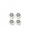 Gancho Cabelo Titania Espiral 1.4CM Pack 4