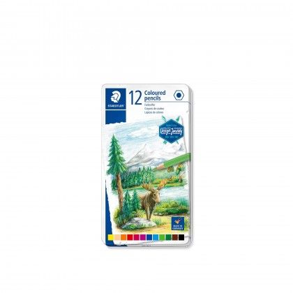 Lápis Cor Staedtler Caixa Metal 12 Cores Lápis Cor Staedtler Caixa Metal 12 Cores