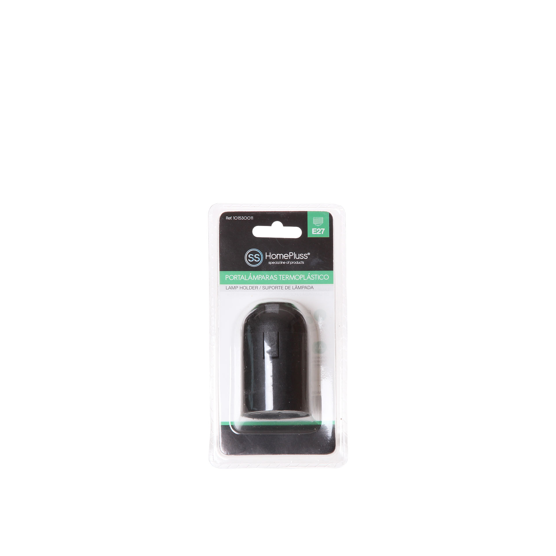 Base para Lâmpadas E27 Preto