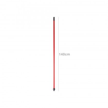 Cabo Metal Plastificado Vermelho 140cm