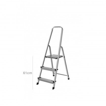 Escadote Alumnio 3 Degraus 61CM