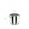 Balde Arrefecedor Garrafa Inox Luxe Redondo 5500ml 22X20cm