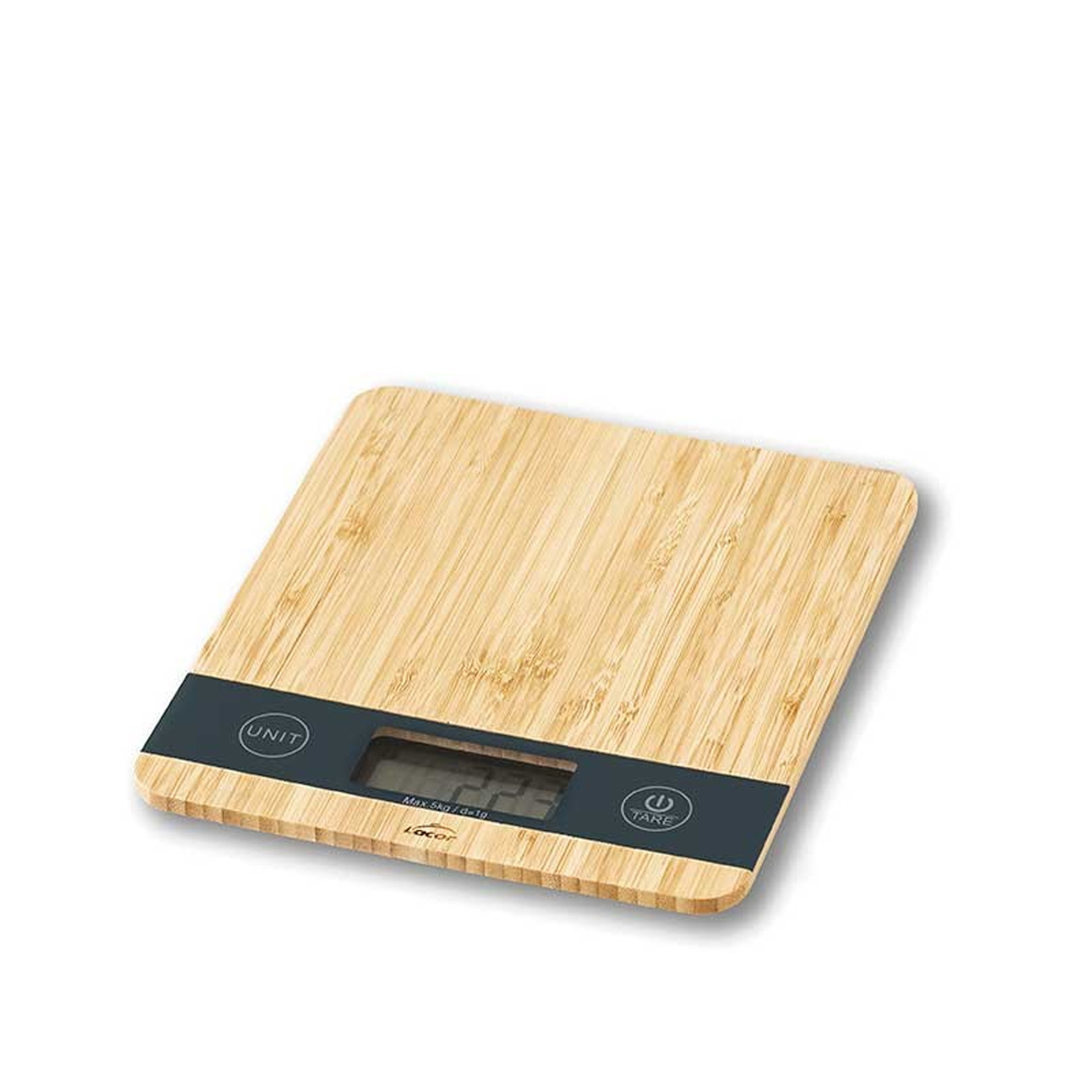 Balança Cozinha Digital Bambu 5kg 21.8X18.8X2.1cm