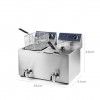 Fritadeira Eltrica Profissional Dupla 2X3250W 2X8L