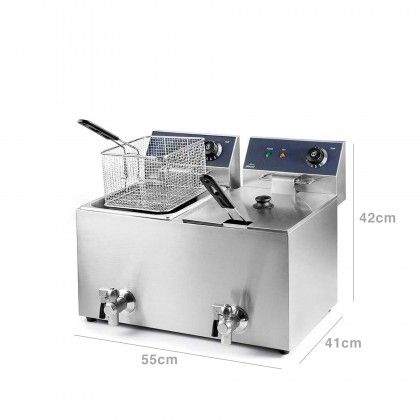 Fritadeira Eltrica Profissional Dupla 2X3250W 2X8L