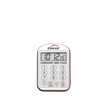 Relógio Cozinha com Alarme 13X24.5X2.5cm