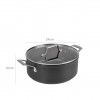 Caarola Alumnio Tampa Vidro Redonda 24X10cm