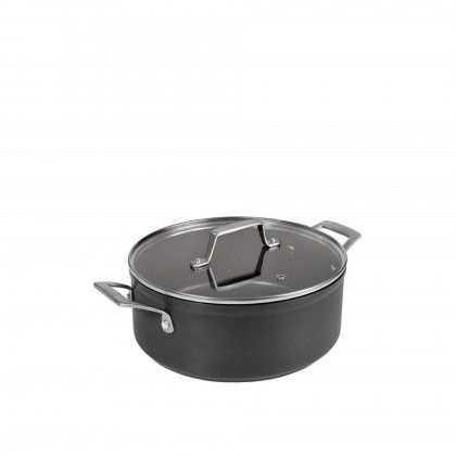 Caarola Alumnio Tampa Vidro Redonda 20X9cm