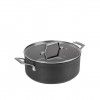 Caarola Alumnio Tampa Vidro Redonda 28X11cm