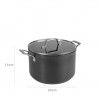 Panela Alumnio com Tampa Vidro 20X14cm