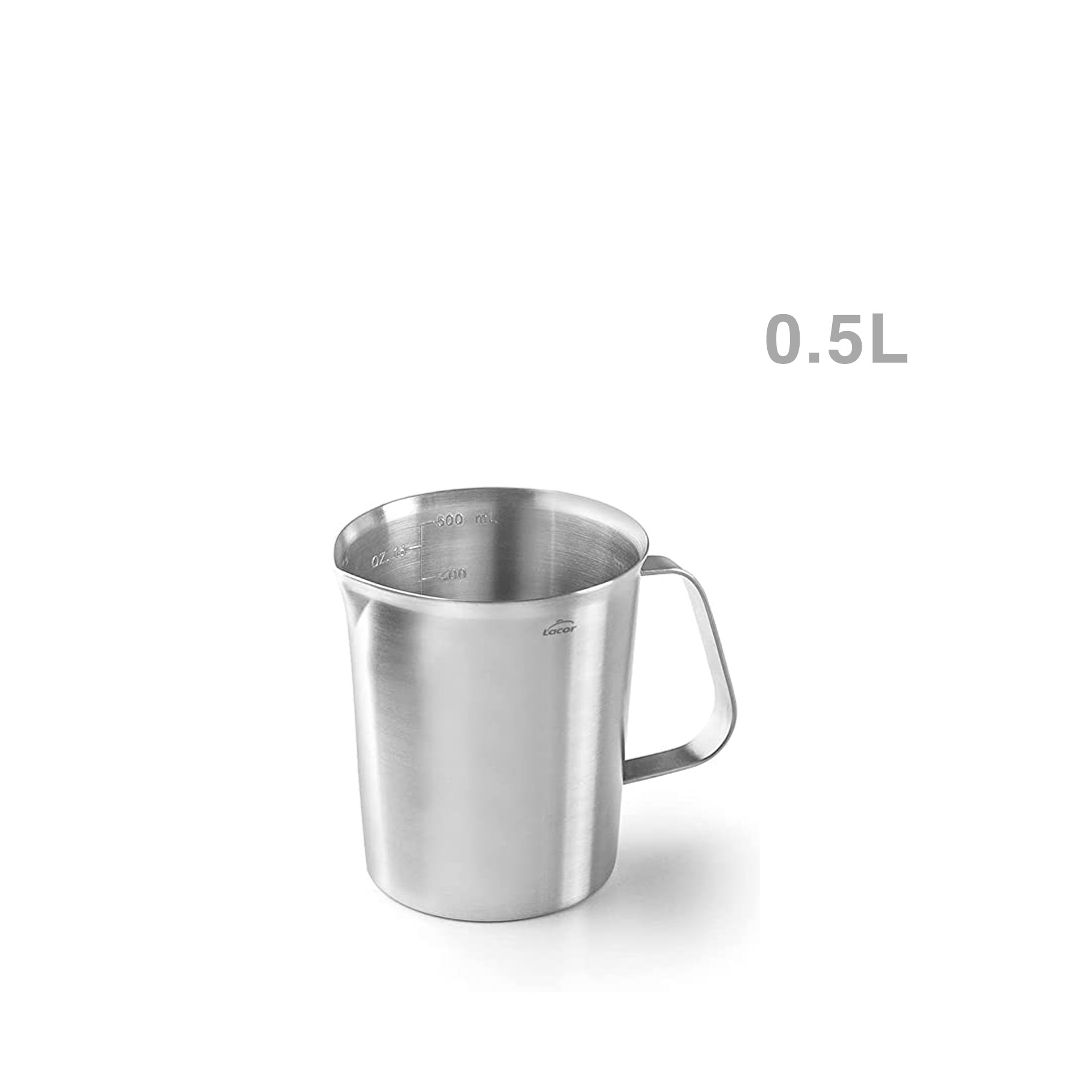 Jarro Medidor Inox 500ml 9X10.5cm