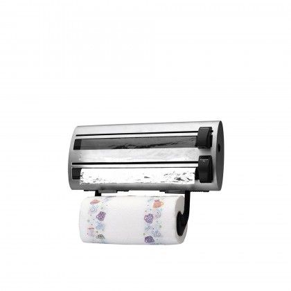 Porta Rolos Parede Inox Oval