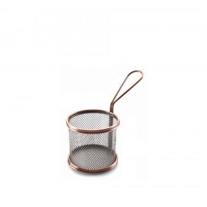 Cesto Servir Redondo Bronze 9X8cm Cesto Servir Redondo Bronze 9X8cm