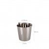 Balde Gelo Inox com Asa Redondo 4600ml 20X20cm