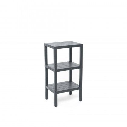 Prateleira Lombok 3 Estantes Cinza 38X29X73.5cm