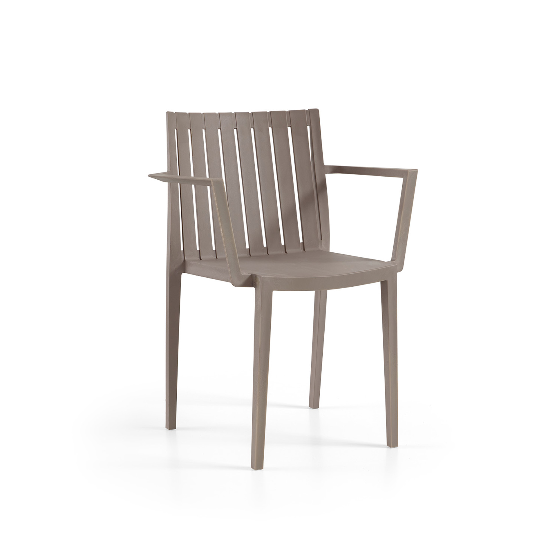 Cadeira Elite com Braços 53X59X82Cm Tortora