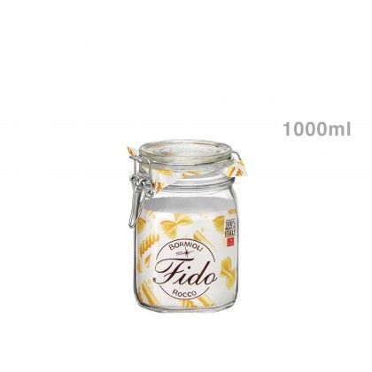 Frasco Hermtico Fido com Tampa Fecho Metlico 1000ml 14X24.2cm