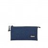 Estojo Triplo Ghuts Marine Blue 22.5X12X4cm Estojo Triplo Ghuts Marine Blue 22.5X12X4cm